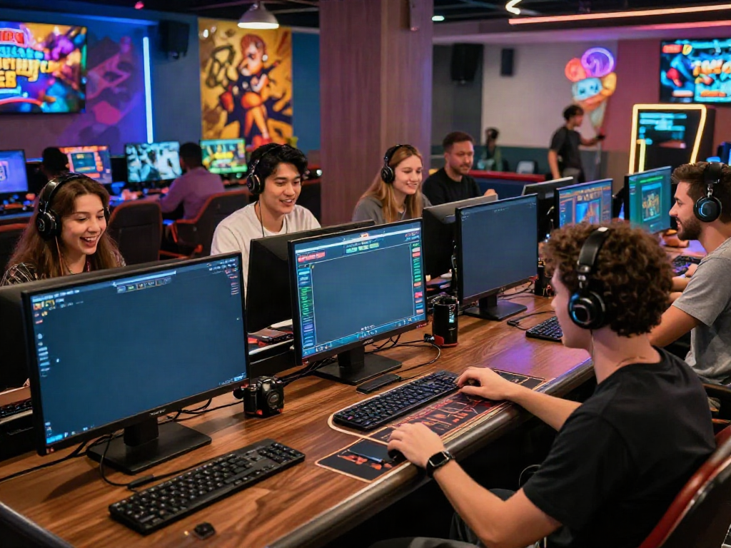 Engaging online gaming experience at http://gem88-mobile.com with diverse players and vibrant atmosphere.