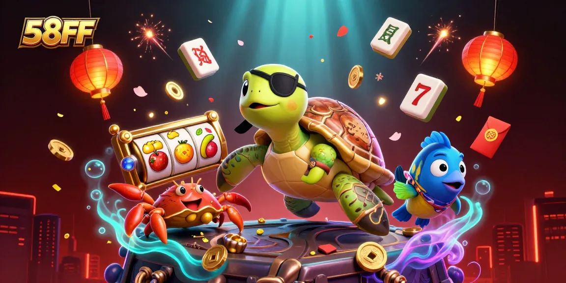 Engage with 58FF's thrilling gaming world featuring exciting characters and immersive gambling elements.