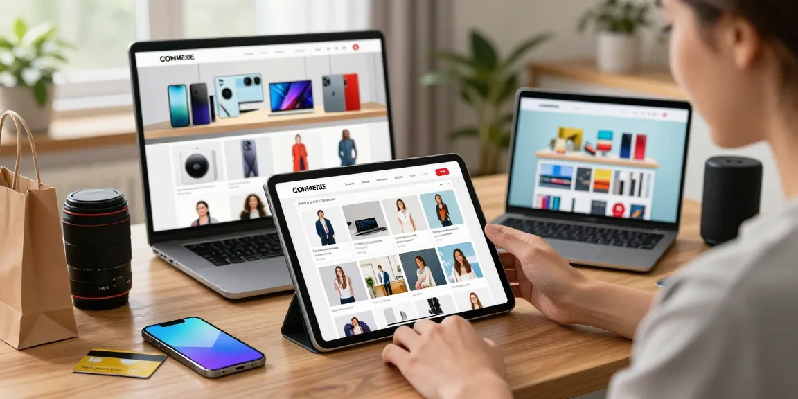 Pengguna cika4d menjelajahi produk di toko online yang penuh warna, menunjukkan pengalaman berbelanja digital yang menarik.