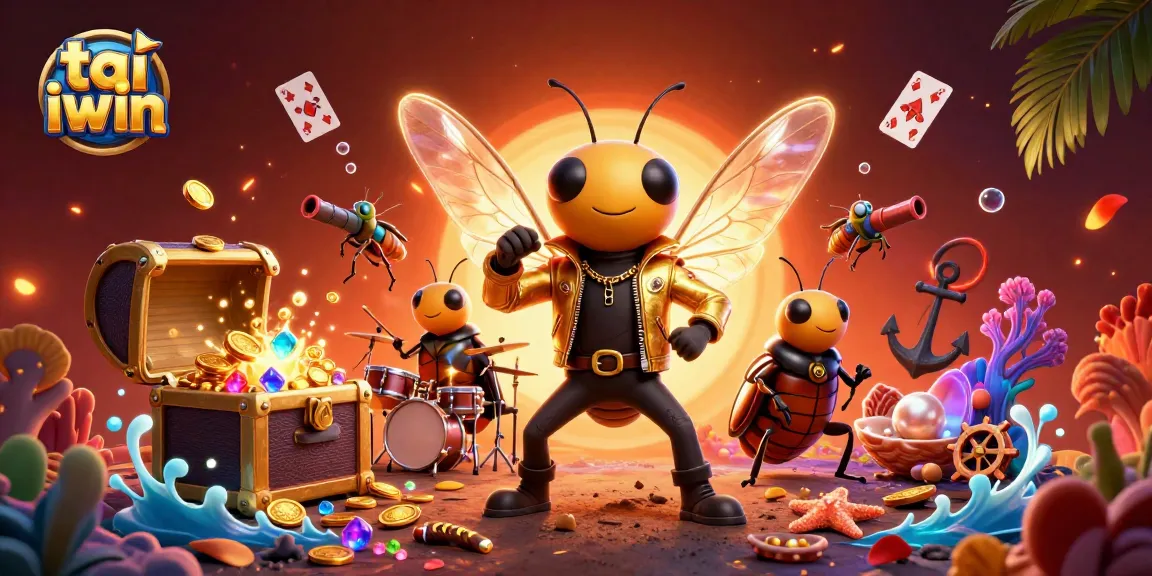 Engage with tai iwin through a thrilling illustration of a rock star rocketing into a world of winning games.