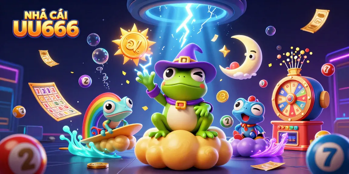 Engage with the vibrant NHÀ CÁI UU666 casino scene showcasing golden coins and interactive game elements.